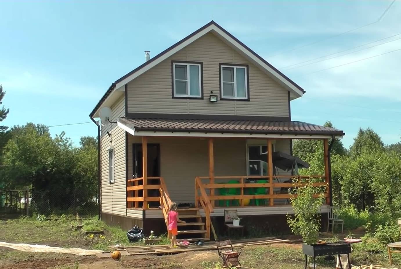 Каркасный дом, СНТ Оптимист