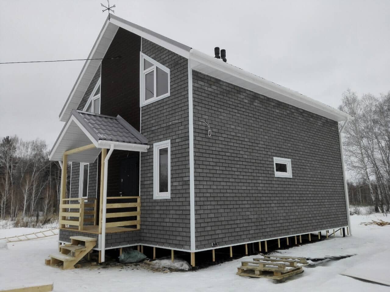 Каркасный дом, п.Осиновка